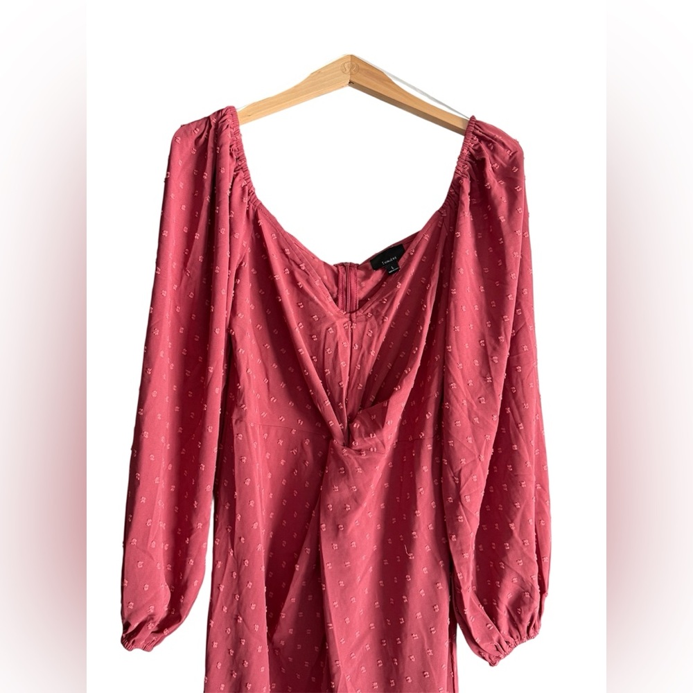 Lumiere Burgundy Wide Leg Jumpsuit - Picture 2 of 11